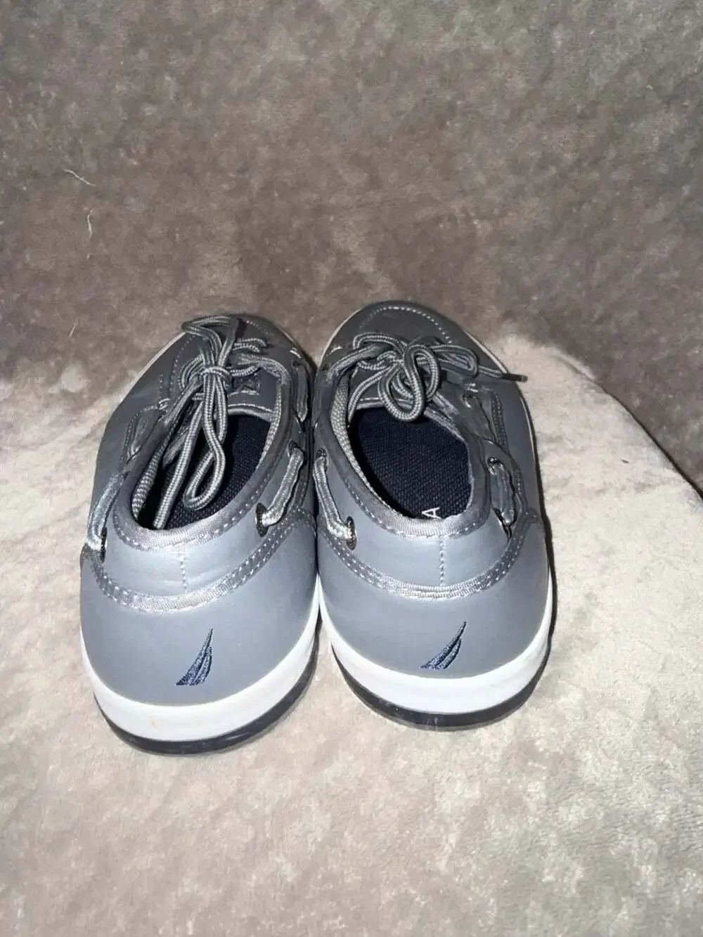 Nautica Spinnaker Men's Gray Boat Shoes Size 8